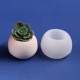 Epoksi Yuvarlak Beton Saksı ve Mumluk Silikon Kalıbı 5.3cmx7.7CM