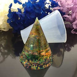 Epoksi Silikon Kalıp Konik Kalıbı 6 CM