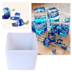 Epoksi Silikon Kalıp Küp Modeli 5X5X5 CM