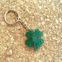 Epoksi Silikon Kalıp Yonca Anahtarlık Kolye Kalıbı 50 Li