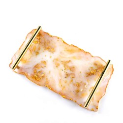 Epoksi Silikon Dalgalı Tepsi  Kalıbı Dikdörtgen  Küçük Boy 17X31  CM