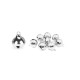 Metal Çıngırak Zil  1 CM (50 Adet)  Gümüş