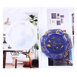 Epoksi Silikon Sekizgen Küllük Kalıbı  11,5 CM