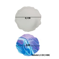Epoksi Silikon Kalıp Magnet Güneş 8 CM