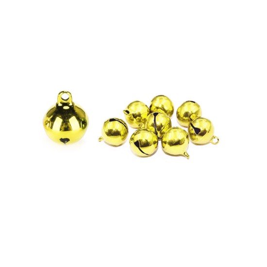 Metal Çıngırak Zil  1 CM (2000 Adet)  Gold