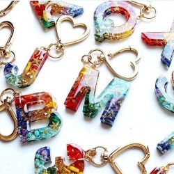 Epoksi Silikon Kalıp Ters Yerli Türkçe Büyük Harfler Kalıbı 4.5 CM