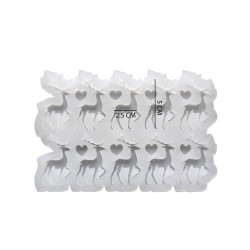 Epoksi Silikon Kalıp Geyik Çoklu Yılbaşı Geyiği Kalıbı 10 Lu