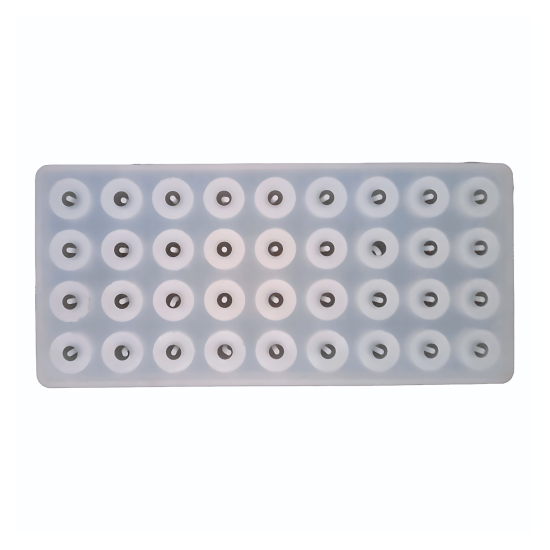 Epoksi Silikon Tesbih Kalıbı 36 Lı 8 MM Boncuk Silikon Kalıp