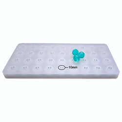 Epoksi Silikon Tesbih Kalıbı 36 Lı 10 MM Boncuk Silikon Kalıp