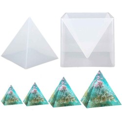 Epoksi Silikon Kalıp Üçgen Büyük Piramit 16 CM