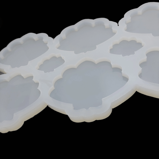 Epoksi Silikon Kalıp İstiridye Deniz Kabuğu Bardak Altı Ve Magnet Kalıbı 6.5 CM 10 Lu