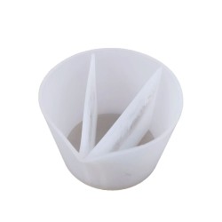 Epoksi Silikon üç  Bölmeli Boya Karıştırma Ve Döküm Kabı