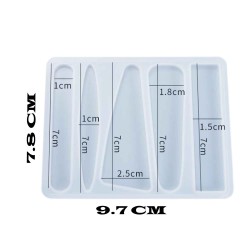 Epoksi Silikon Kalıp Toka Kalıbı 9.7X7.8 CM