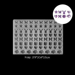 Epoksi Silikon Mini Figürler Anahtarlık ve Kolye Kalıbı