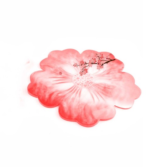 Epoksi Silikon Kalıp  Büyük Tepsi Desenli  Papatya Modeli 35 CM