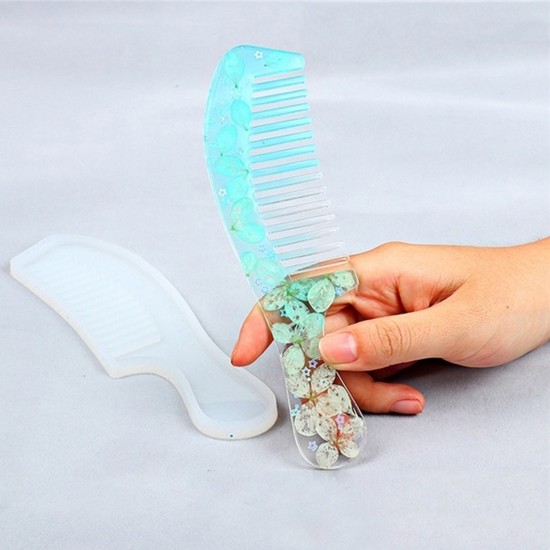 Epoksi Silikon Kalıp DÜZ  Tarak Kalıbı 17.8 CM