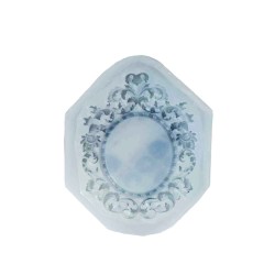 Epoksi Silikon Kalıp Desenli Çerçeve 7.3X6  CM