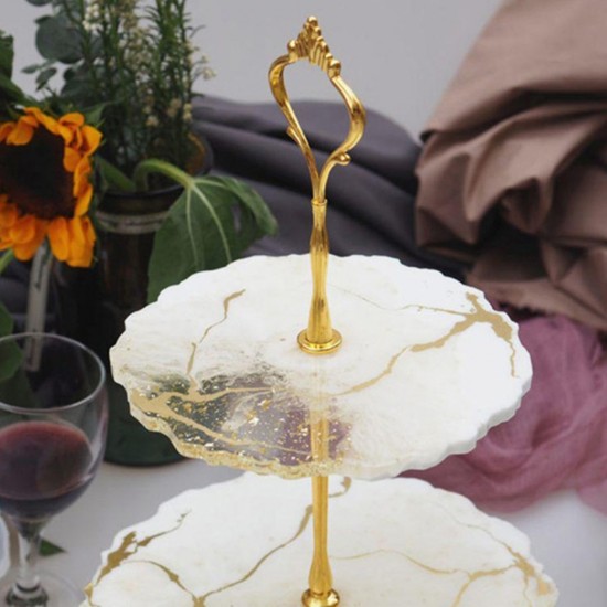 Epoksi Silikon Cupcake Standı Kalıp Yuvarlak 3 Lü Kek Standı E209