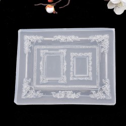 Epoksi Silikon Kalıp Fotoğraf Çerçevesi Üçlü 10X13 CM
