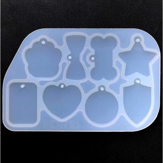 Epoksi Silikon Kalıp Tasma Ve Sevimli Pati Anahtarlık Kalıbı