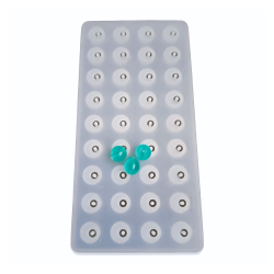 Epoksi Silikon Tesbih Kalıbı 36 Lı 12 MM Boncuk Silikon Kalıp