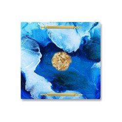 Epoksi Silikon Kalıp YERLİ Düz Tepsi Kalıbı 25X25 CM